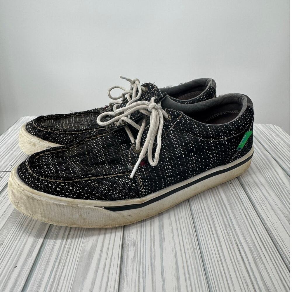 Twisted X Men’s Kicks MCA0033 Size 9.5M Dark‎ Gray Textile Lace-Up Casual Shoes